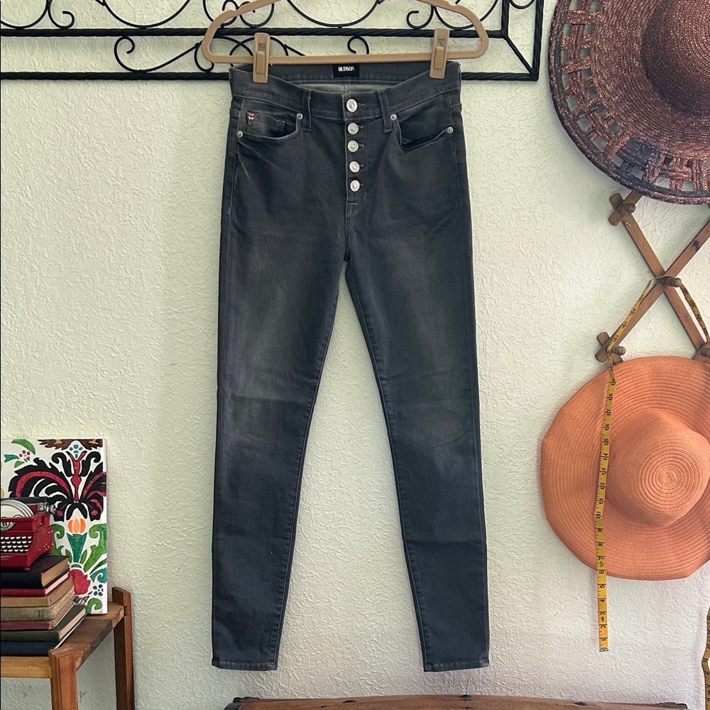 Hudson Jeans High Rise Gray Women's Jeans | Size 26